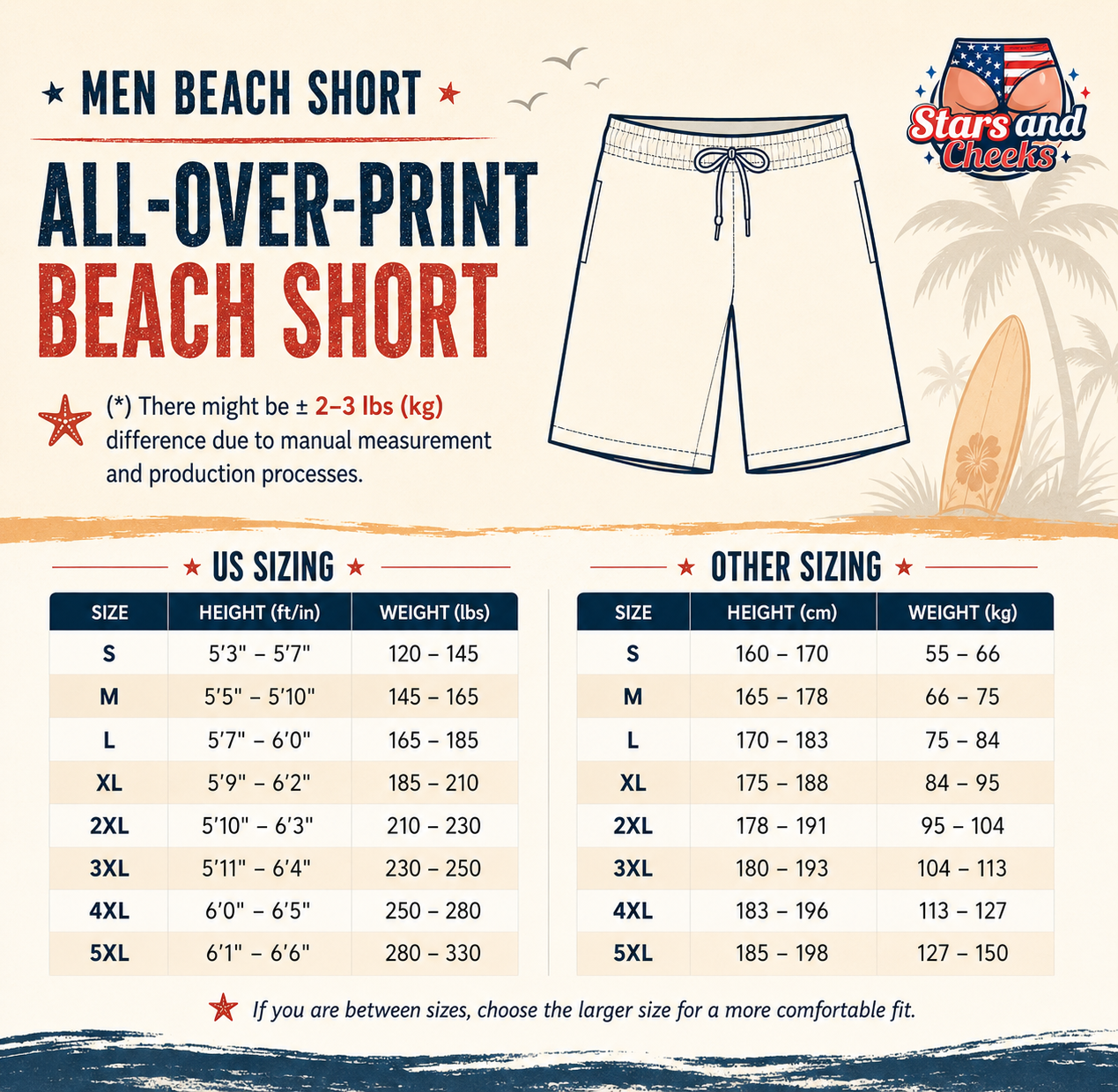 Stars and Cheeks™  Swim Trunks
